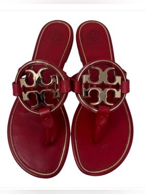 Tory Burch Red Miller Sandals